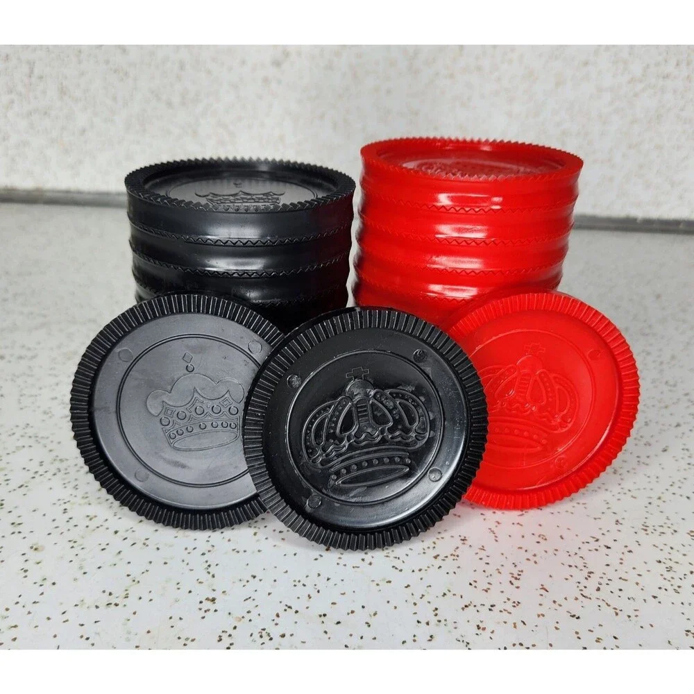 12 Red & 12 Black Large Jumbo 3
